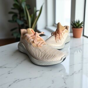 Adidas Women’s Bounce Plus Running Shoes Light‎ Orange Size 10